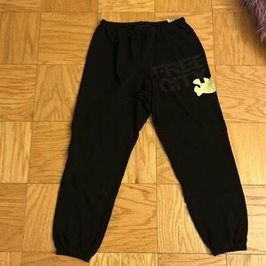 Black Free City sweatpants